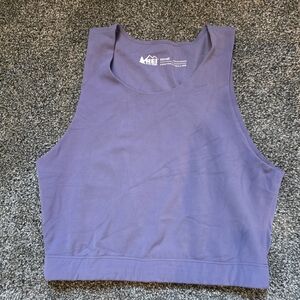 REI Purple Crop Top
